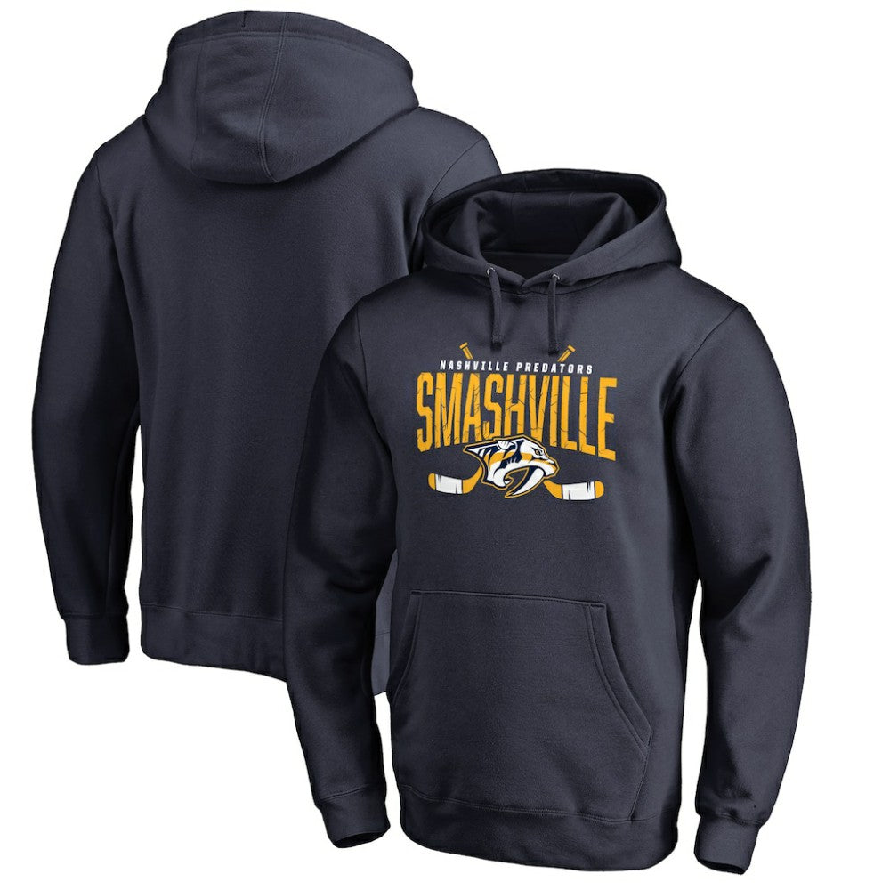 NHL Nashville Predators Hometown Collection Pullover Hoodie - Navy