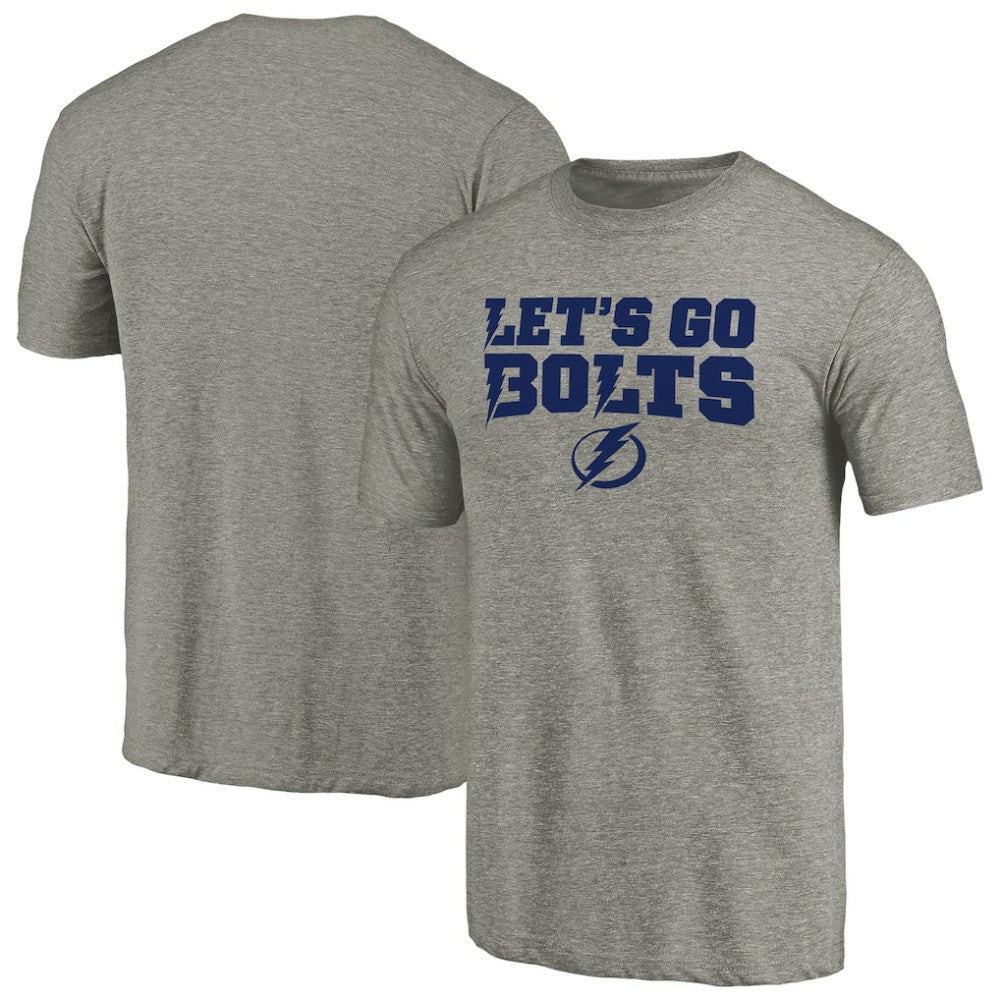 NHL Tampa Bay Lightning Hometown Collection Tri-Blend T-Shirt - Gray