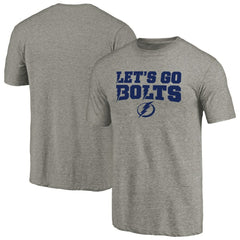 NHL Tampa Bay Lightning Hometown Collection Tri-Blend T-Shirt - Gray