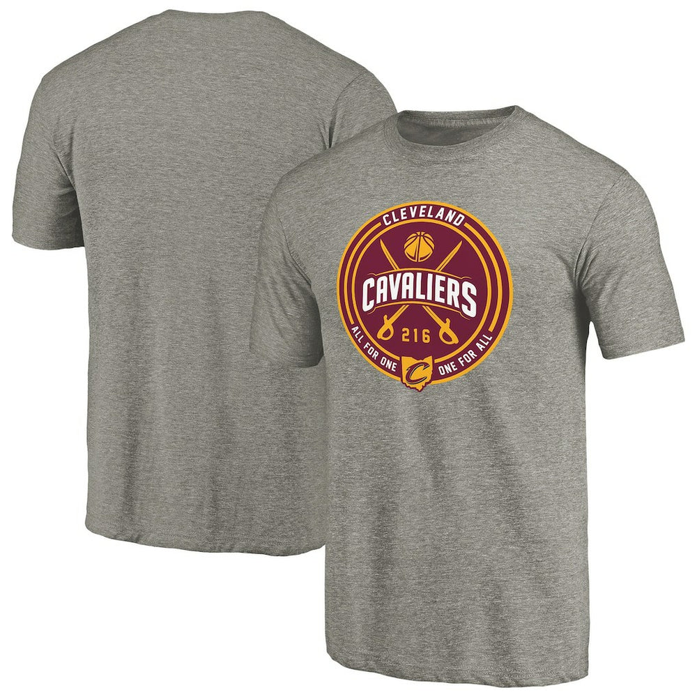 Cleveland Cavaliers One for All Hometown Collection Tri-Blend T-Shirt Gray