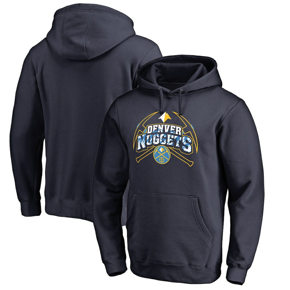 Denver Nuggets Pickaxe Hometown Collection Pullover Hoodie Navy