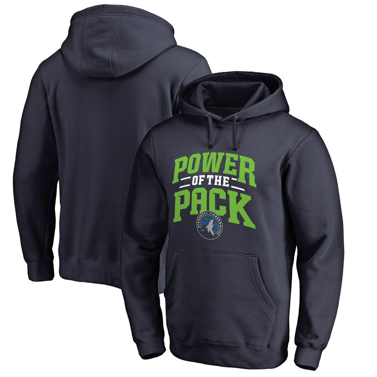 Minnesota Timberwolves Power of the Pack Hometown Collection Pullover Hoodie Navy