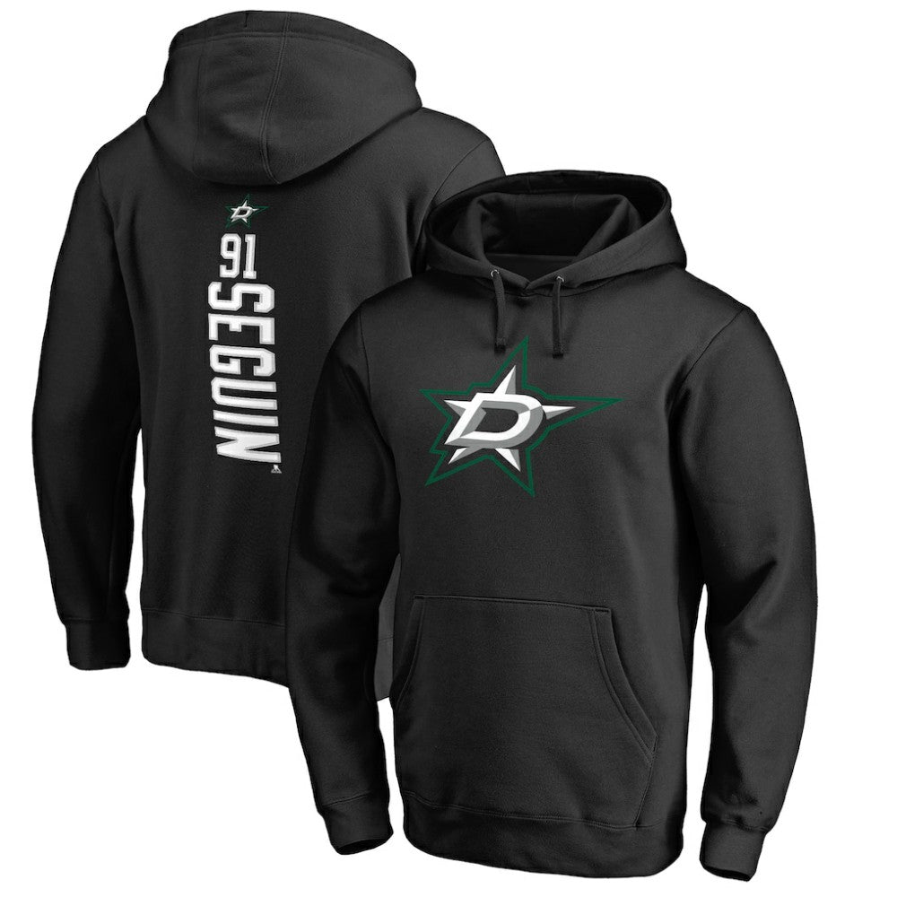 NHL Tyler Seguin Dallas Stars Backer Name & Number Pullover Hoodie - Black