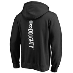 NHL Drew Doughty Los Angeles Kings Backer Name & Number Pullover Hoodie - Black