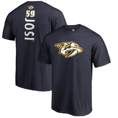 NHL Roman Josi Nashville Predators Backer Name & Number T-Shirt - Navy