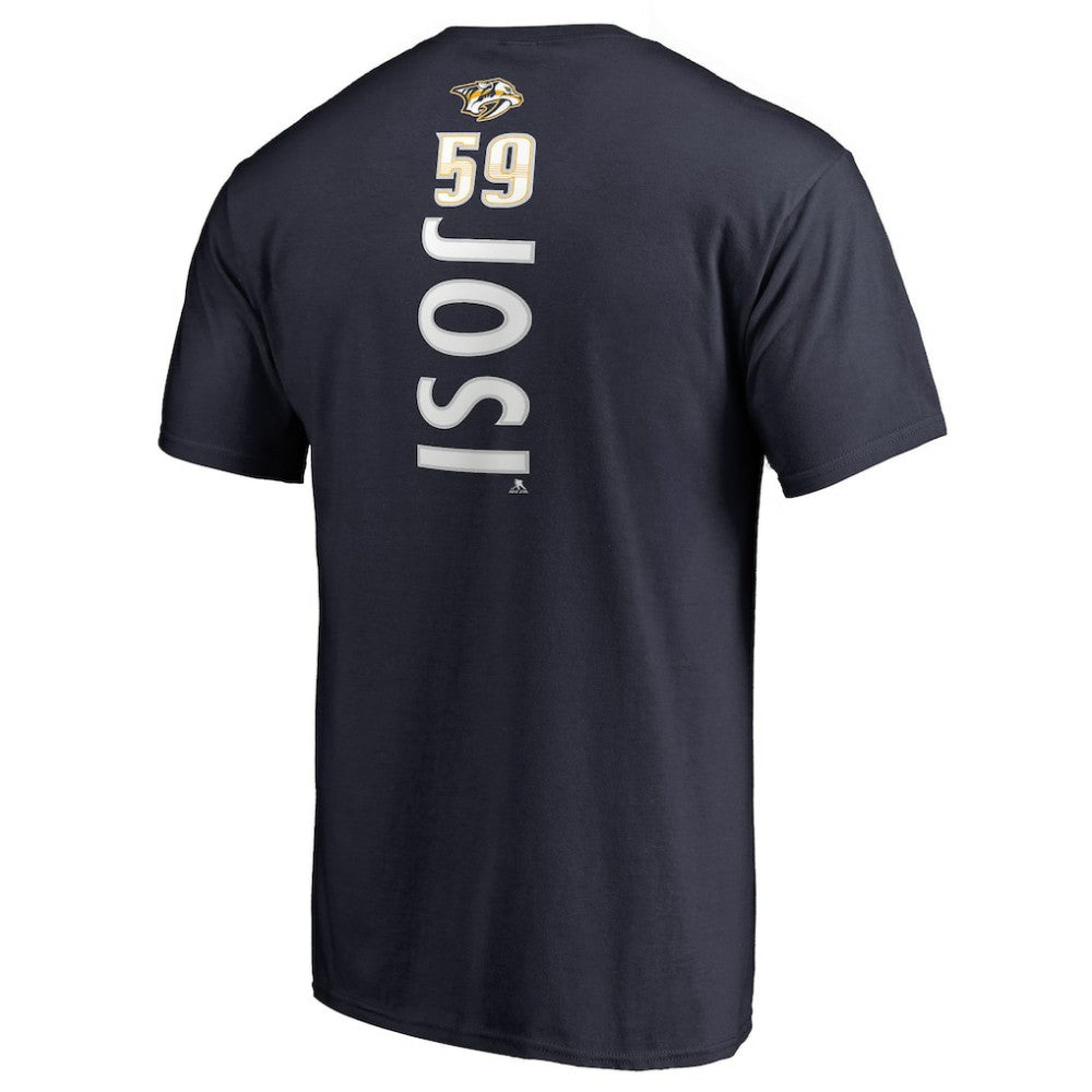 NHL Roman Josi Nashville Predators Backer Name & Number T-Shirt - Navy