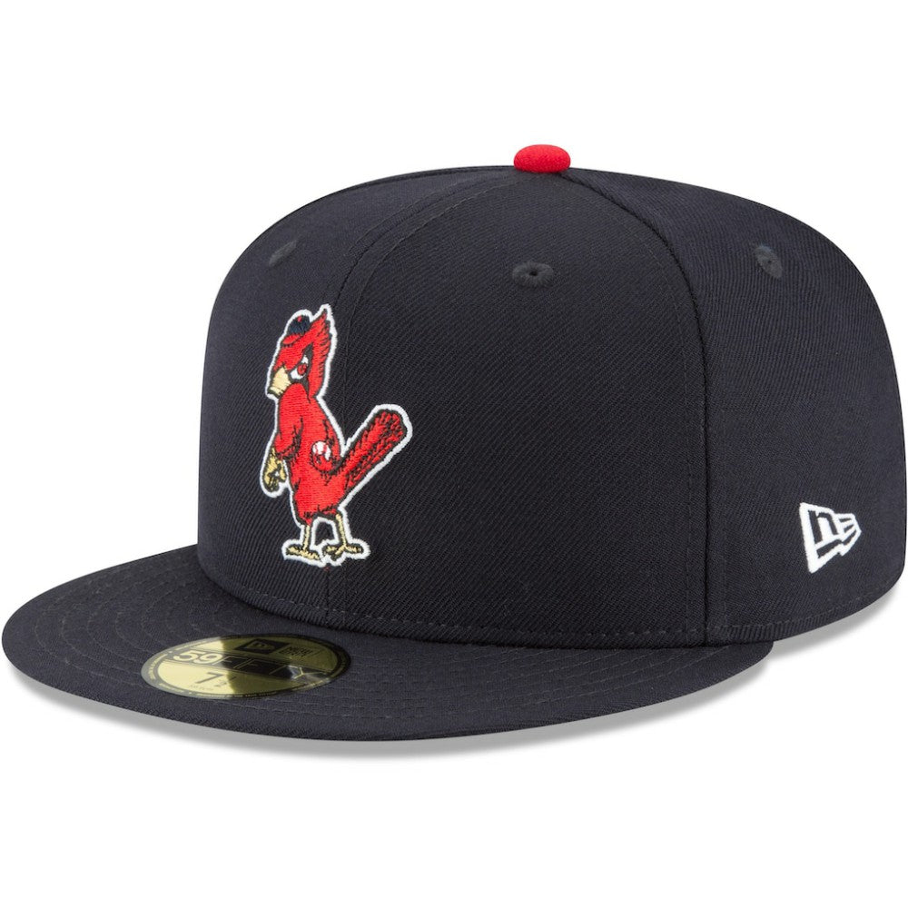 St. Louis Cardinals New Era Cooperstown Collection Wool 59FIFTY Fitted Hat - Navy Hats