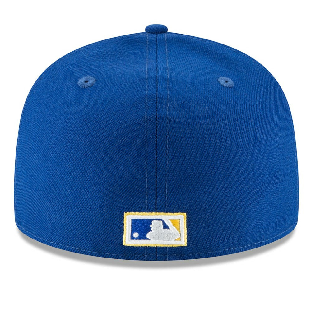 Seattle Mariners New Era Cooperstown Collection Wool 59FIFTY Fitted Hat - Blue Hats