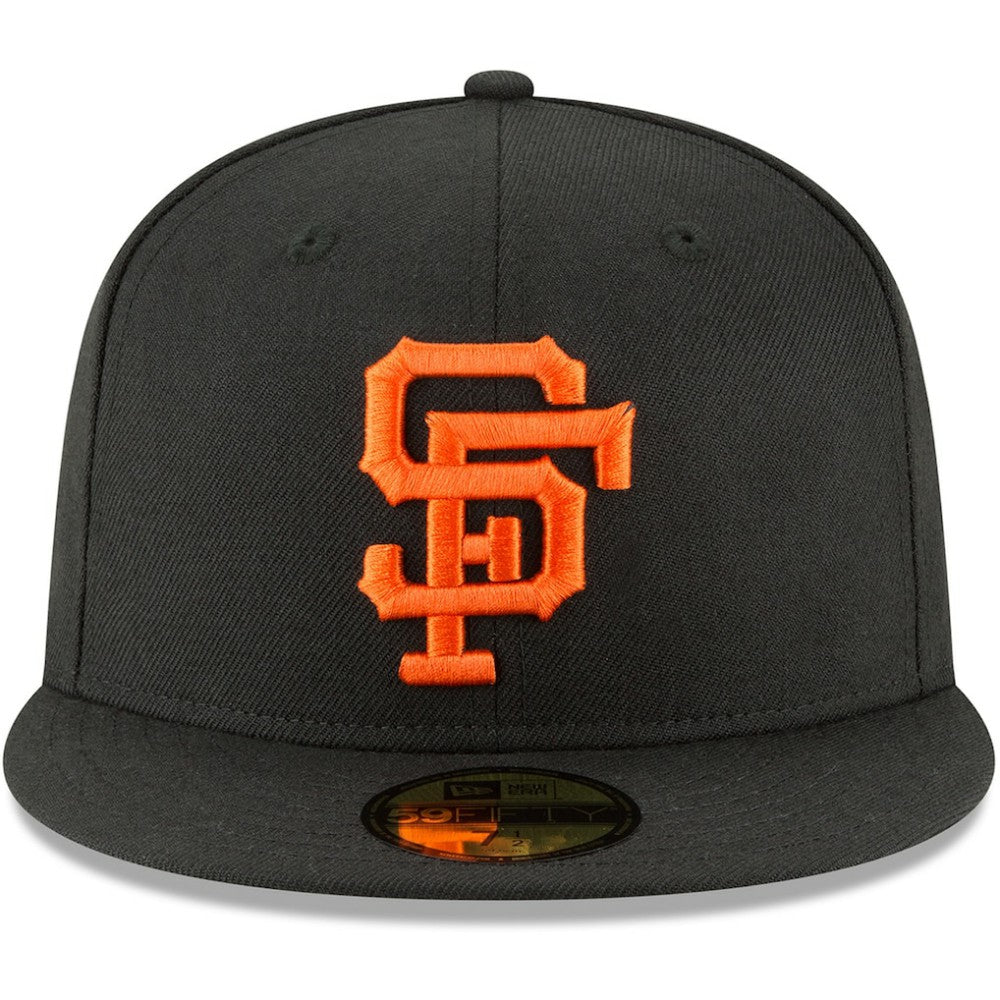 San Francisco Giants New Era Cooperstown Collection Wool 59FIFTY Fitted Hat - Black Hats