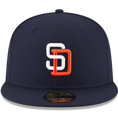 San Diego Padres New Era Cooperstown Collection Wool 59FIFTY Fitted Hat - Navy Hats