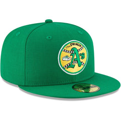 Athletics New Era Cooperstown Collection Wool 59FIFTY Fitted Hat - Green Hats