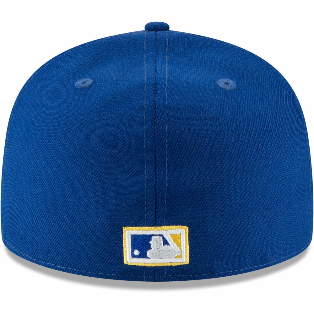 Milwaukee Brewers New Era Cooperstown Collection Wool 59FIFTY Fitted Hat - Yellow Hats