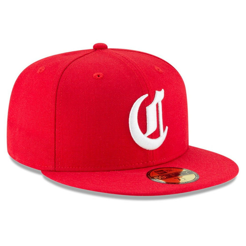 Cincinnati Reds New Era Cooperstown Collection Wool 59FIFTY Fitted Hat - Red Hats