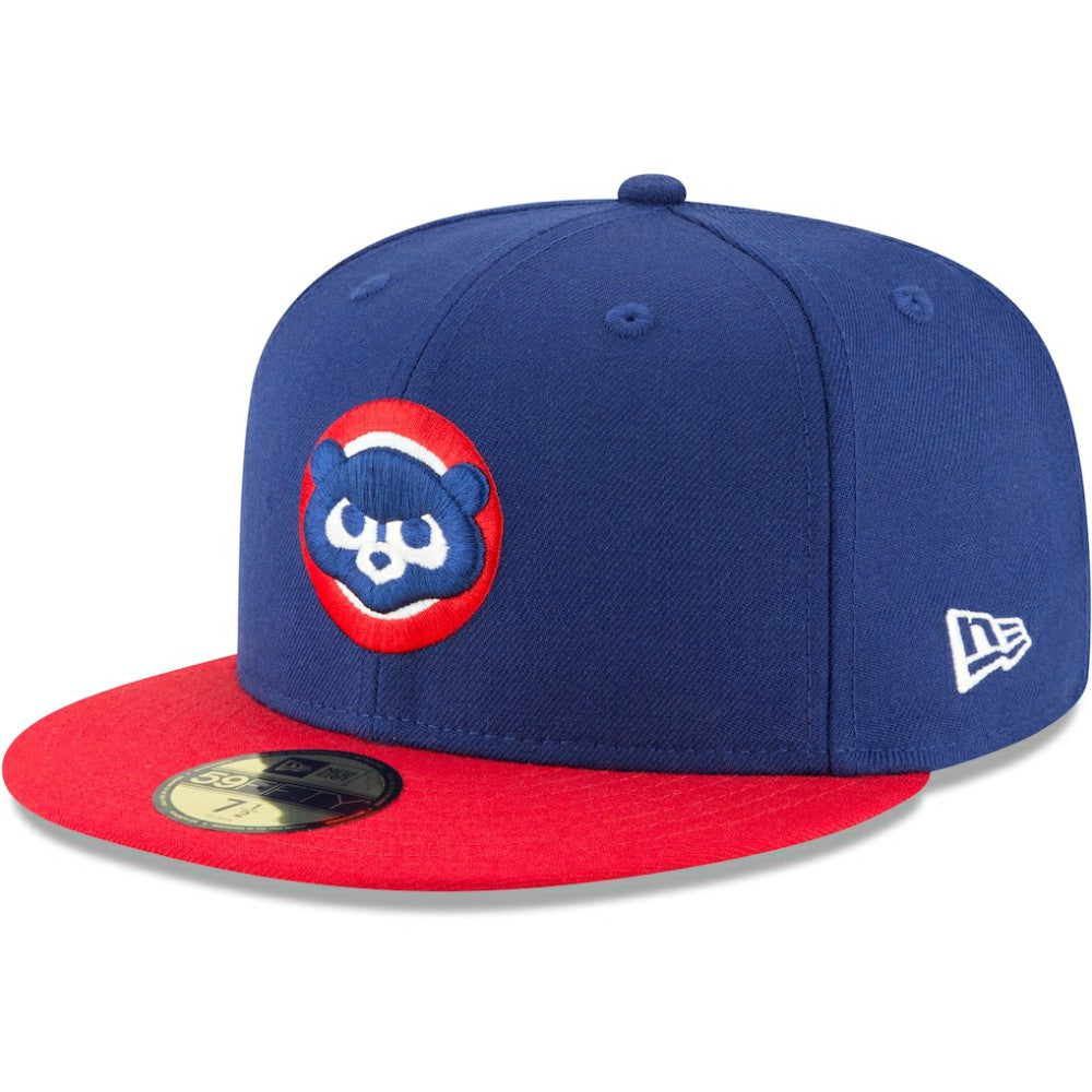 Chicago Cubs New Era Cooperstown Collection Wool 59FIFTY Fitted Hat - Royal Hats