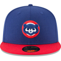 Chicago Cubs New Era Cooperstown Collection Wool 59FIFTY Fitted Hat - Royal Hats