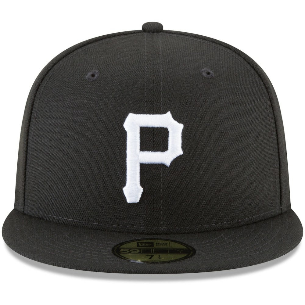 Pittsburgh Pirates New Era 59FIFTY Fitted Hat - Black Hats