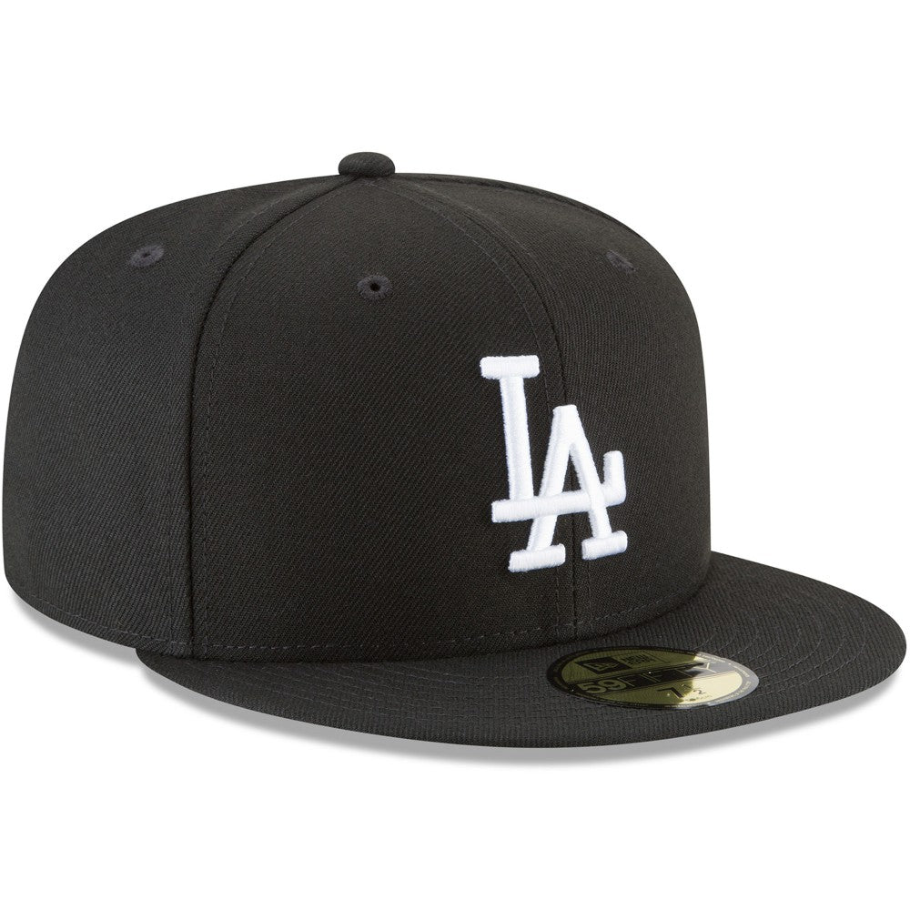 Los Angeles Dodgers New Era 59FIFTY Fitted Hat - Black Hats