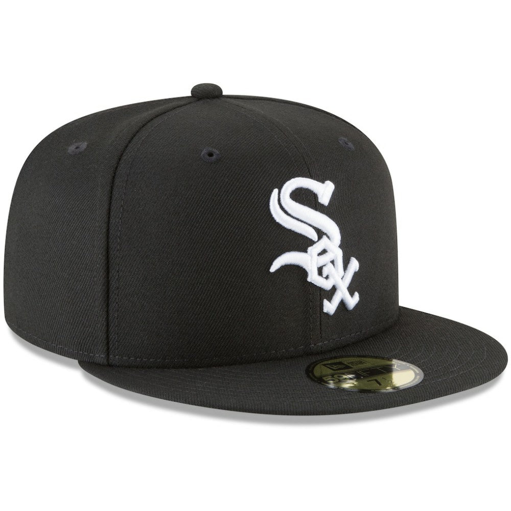 Chicago White Sox New Era 59FIFTY Fitted Hat - Black Hats