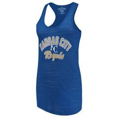 Kansas City Royals Soft as a Grape Women's Multicount Racerback Tank Top - Royal Tanks