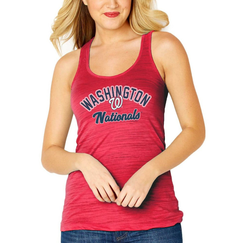 Washington Nationals Soft as a Grape Women's Multicount Racerback Tank Top - Red Tanks