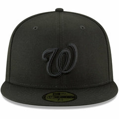 Washington Nationals New Era Primary Logo Basic 59FIFTY Fitted Hat - Black Hats