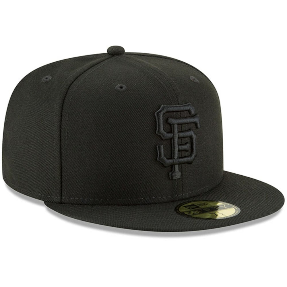 San Francisco Giants New Era Primary Logo Basic 59FIFTY Fitted Hat - Black Hats