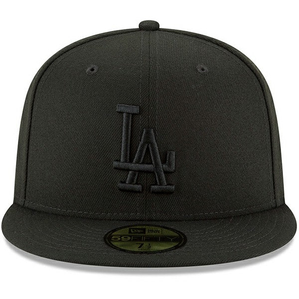 Los Angeles Dodgers New Era Primary Logo Basic 59FIFTY Fitted Hat - Black Hats
