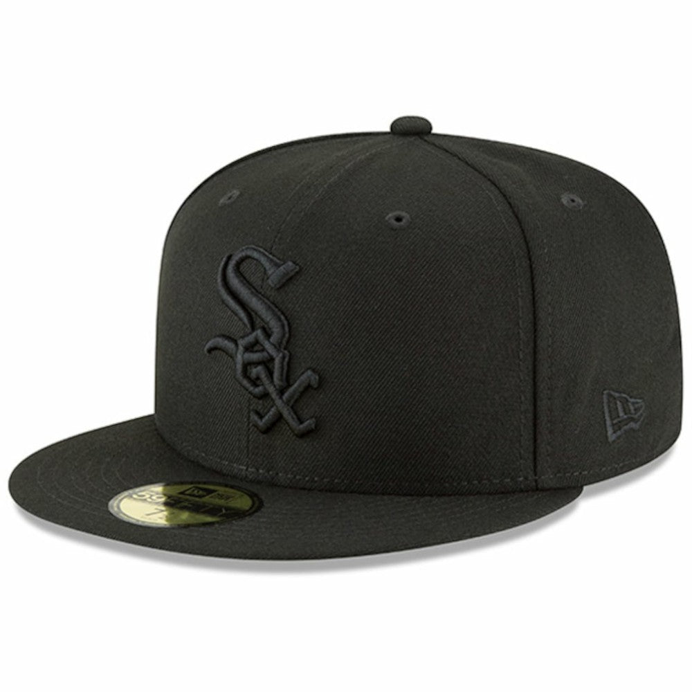 Chicago White Sox New Era Primary Logo Basic 59FIFTY Fitted Hat - Black Hats