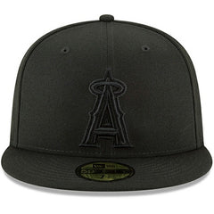 Los Angeles Angels New Era Primary Logo Basic 59FIFTY Fitted Hat - Black Hats
