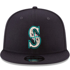 Seattle Mariners New Era Team Color 9FIFTY Snapback Hat - Navy Hats