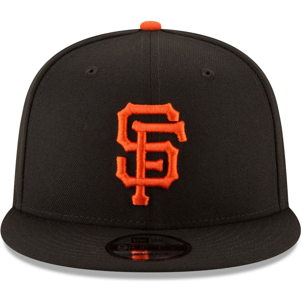 San Francisco Giants New Era Team Color 9FIFTY Snapback Hat - Black Hats