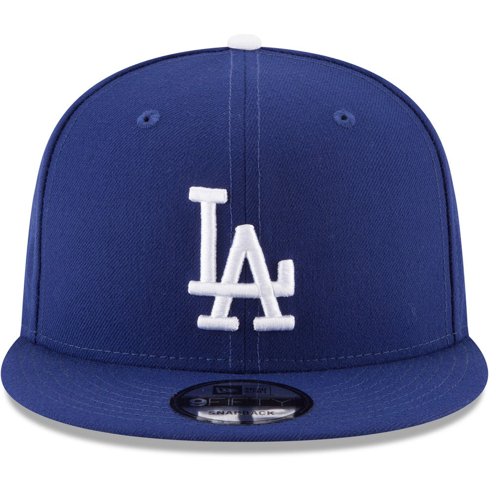 Los Angeles Dodgers New Era Team Color 9FIFTY Snapback Hat - Navy Hats