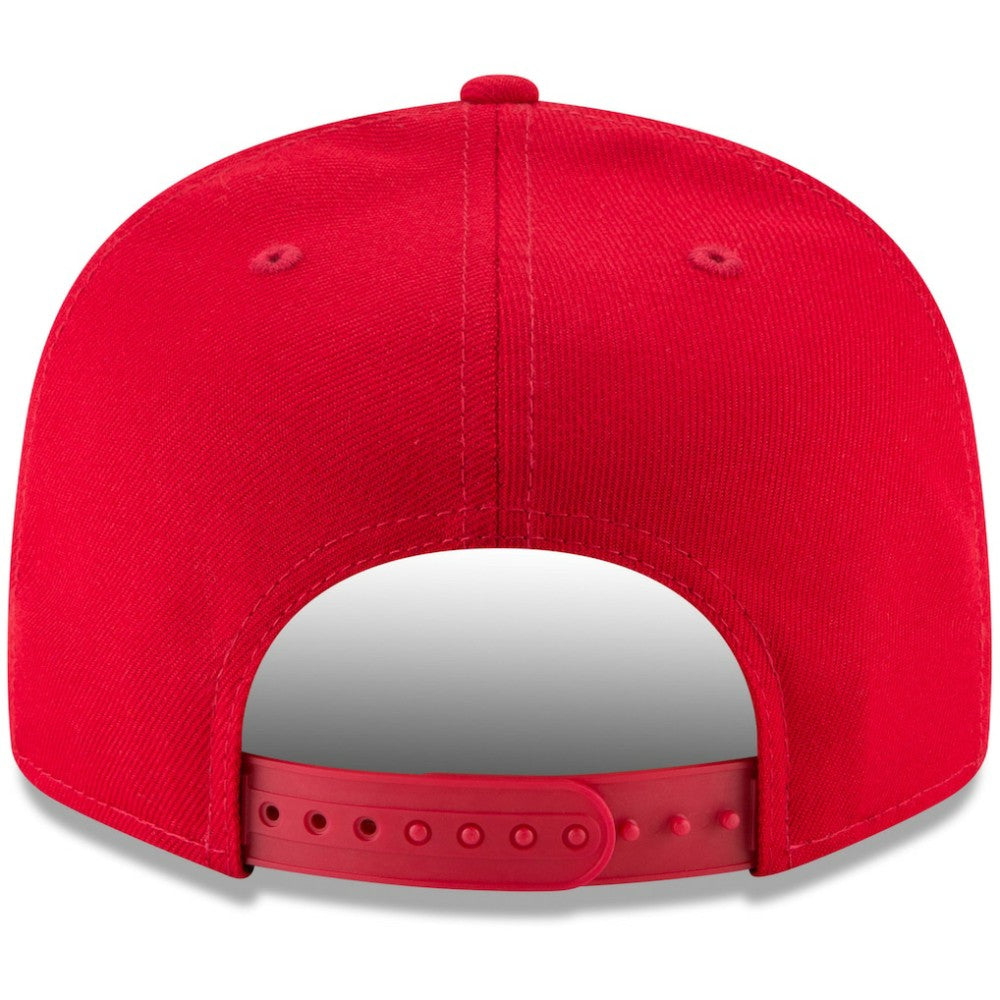 Cincinnati Reds New Era Team Color 9FIFTY Snapback Hat - Red Hats