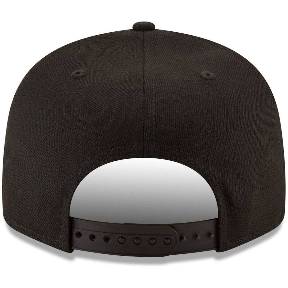 Chicago White Sox New Era Team Color 9FIFTY Snapback Hat - Black Hats