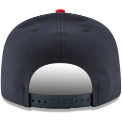 Atlanta Braves New Era Team Color 9FIFTY Snapback Hat - Navy/Red Hats