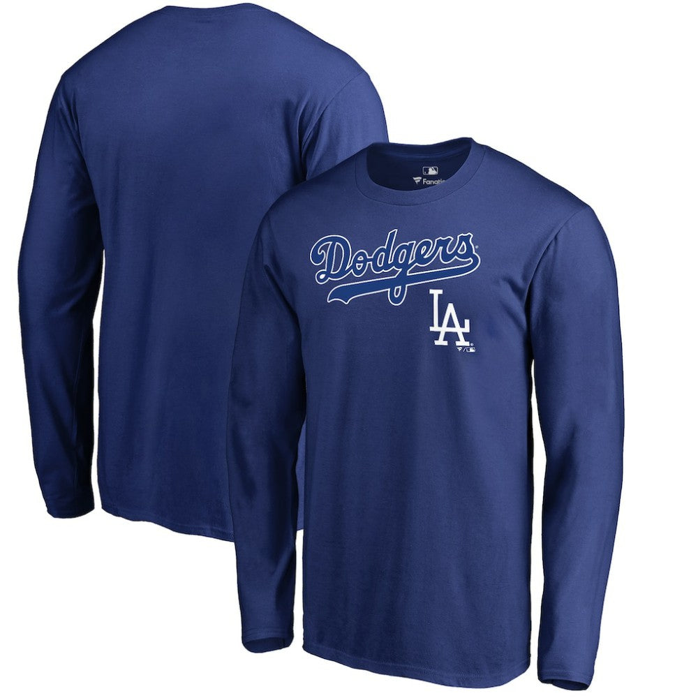 Los Angeles Dodgers Cooperstown Collection Wahconah Long Sleeve T-Shirt - Royal T-shirts