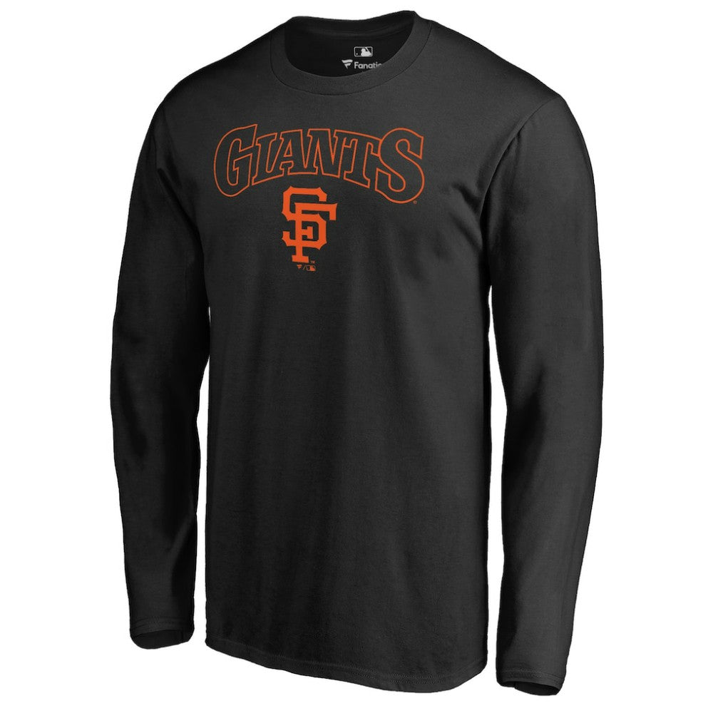 San Francisco Giants Cooperstown Collection Wahconah Long Sleeve T-Shirt - Black T-shirts