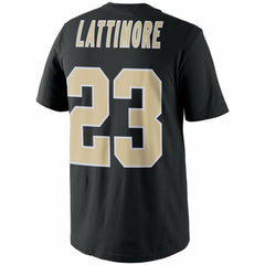 Marshon Lattimore New Orleans Saints Player Pride Name & Number T-Shirt Black