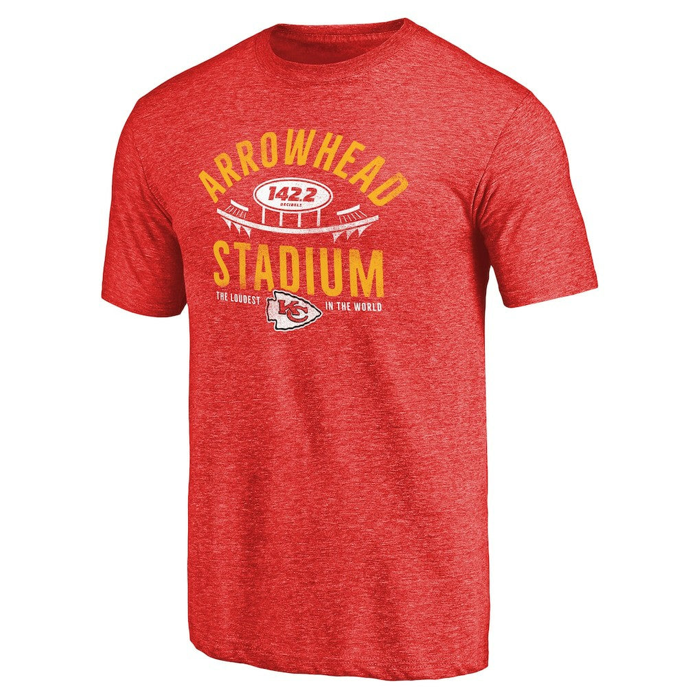 Kansas City Chiefs Hometown Collection Tri-Blend T-Shirt Heathered Red