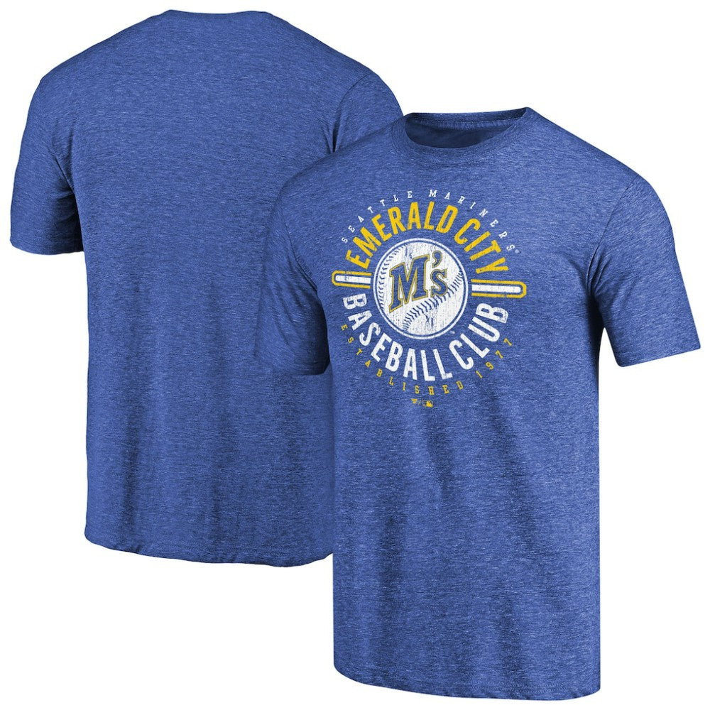 Seattle Mariners Hometown Collection Emerald City T-Shirt - Royal T-shirts