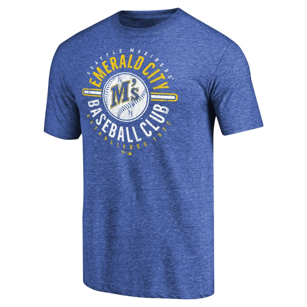 Seattle Mariners Hometown Collection Emerald City T-Shirt - Royal T-shirts