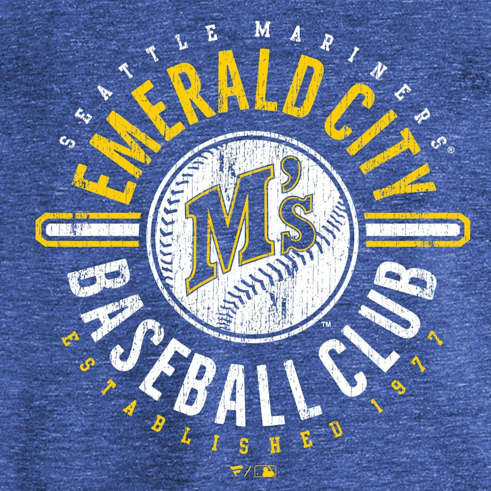 Seattle Mariners Hometown Collection Emerald City T-Shirt - Royal T-shirts