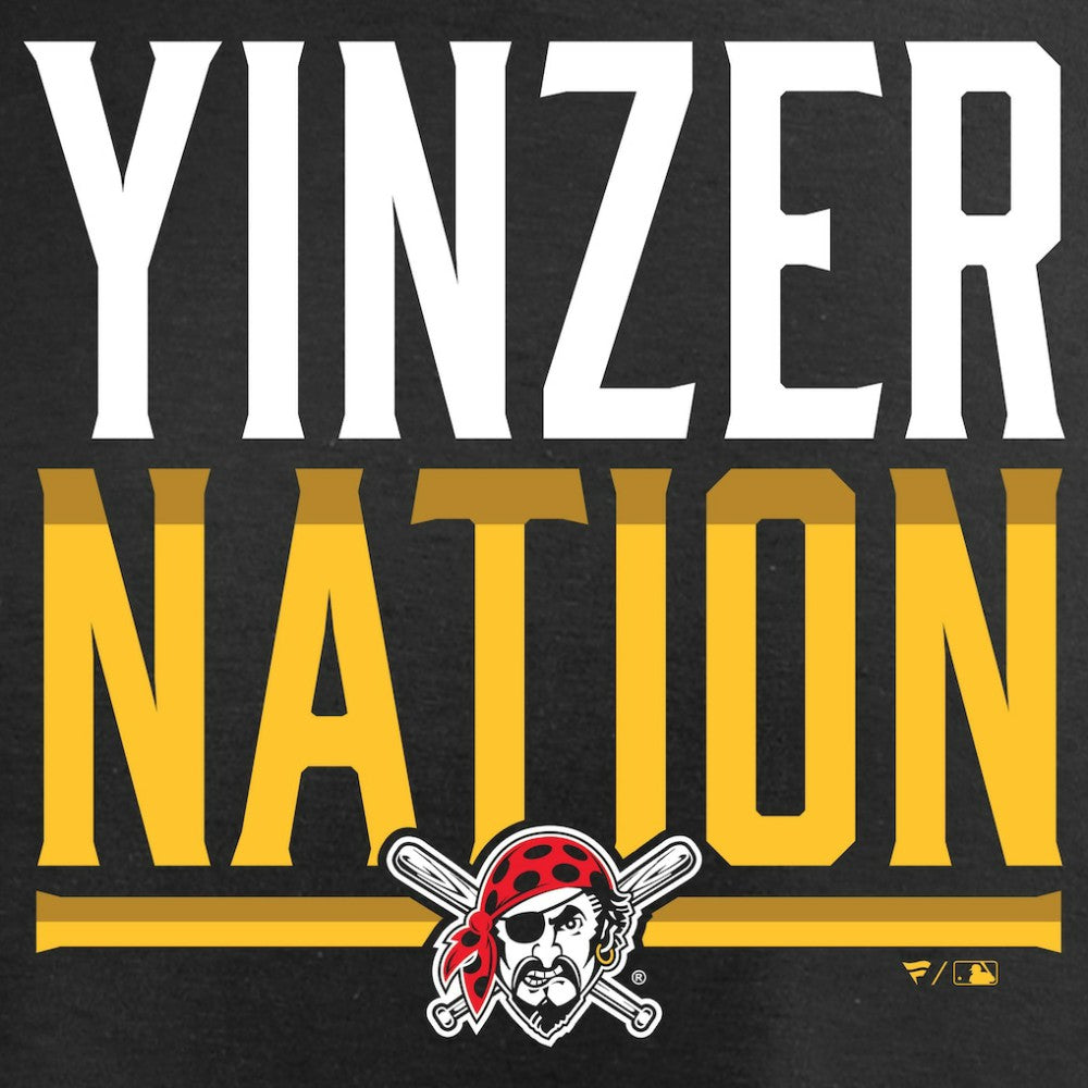 Pittsburgh Pirates Hometown Collection Yinzer Nation T-Shirt - Black T-shirts