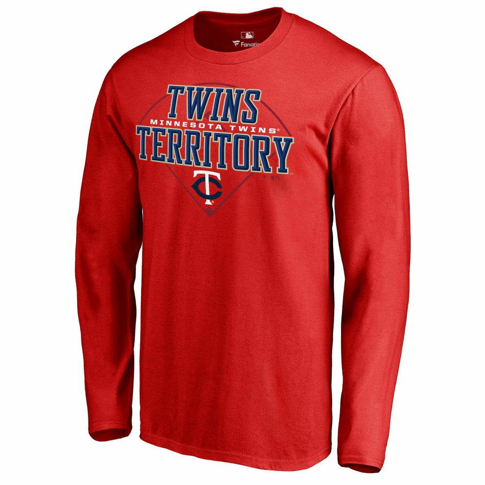 Minnesota Twins Hometown Collection Twins Territory Long Sleeve T-Shirt - Red T-shirts