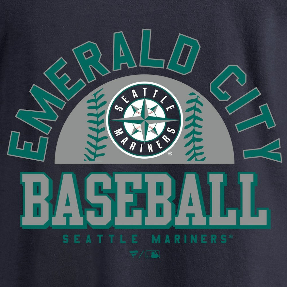 Seattle Mariners Hometown Collection Cascadia Long Sleeve T-Shirt - Navy T-shirts
