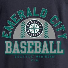 Seattle Mariners Hometown Collection Cascadia Long Sleeve T-Shirt - Navy T-shirts
