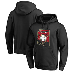 Arizona Diamondbacks Hometown Collection Baja Pullover Hoodie - Black Hoodies