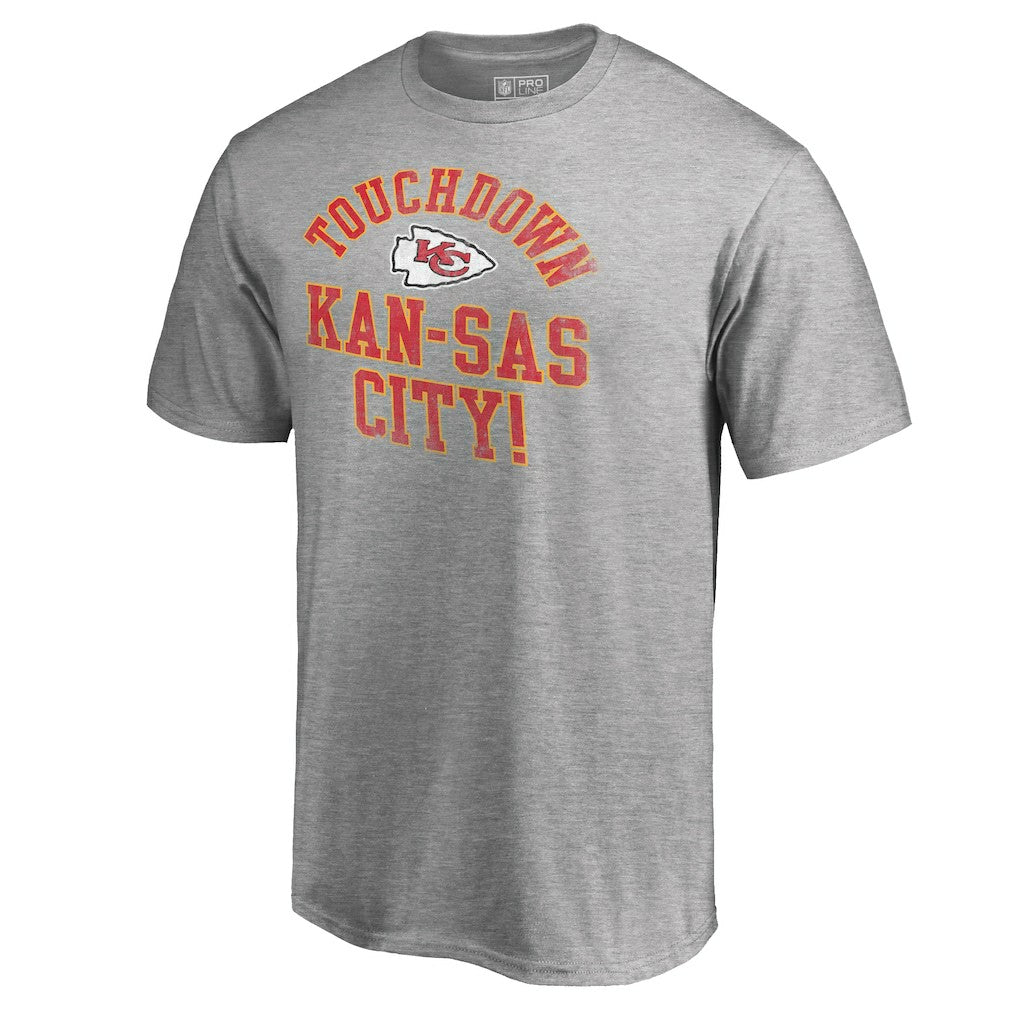 Kansas City Chiefs Hometown Collection TD-KC T-Shirt Heather Gray