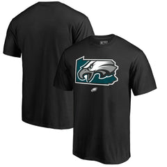 Men's Black Philadelphia Eagles Hometown Collection Eagle State T-Shirt
