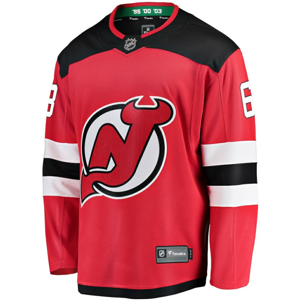 NHL Jesper Bratt New Jersey Devils Fanatics Home Breakaway Player Jersey - Red